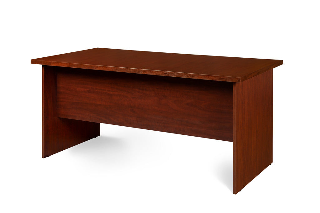 1600mm OFFICE DESK SHELL - ROYAL MAHOGANY COLOUR