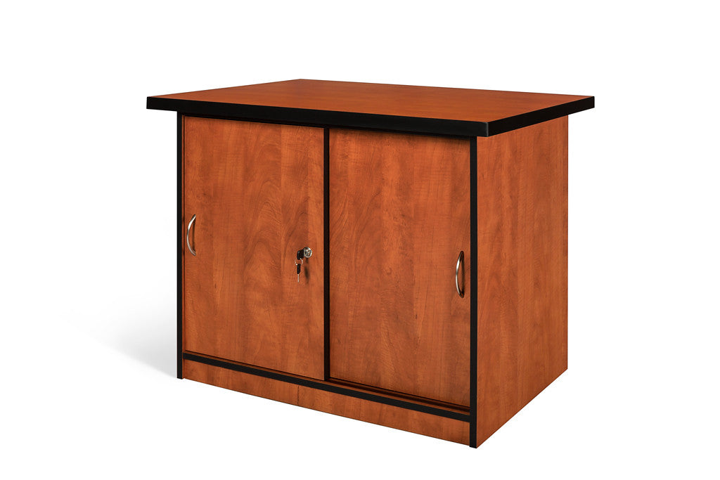 SLIDING DOOR CREDENZA CHERRY