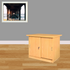 SLIDING DOOR CREDENZA OAK